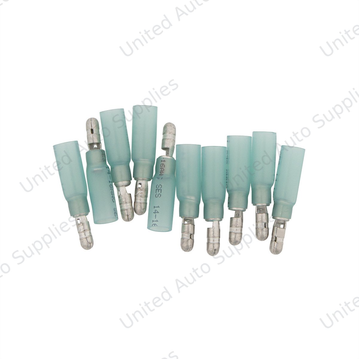 16-14 AWG .157 Tab CS Heat Shrink M Bullet - Blue (10-Pack)