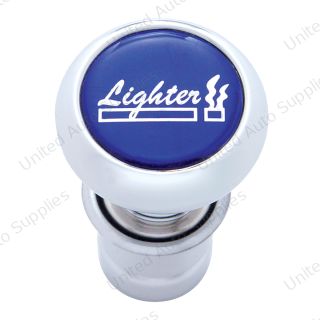 Deluxe Cigarette Lighter - Blue Glossy Sticker