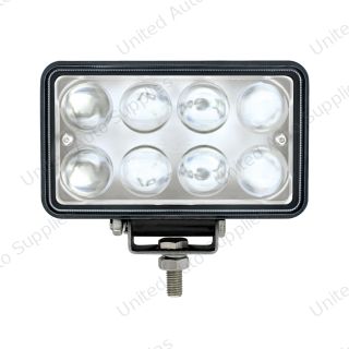 8 High Power LED Rectangular Work Light With Projector Lens