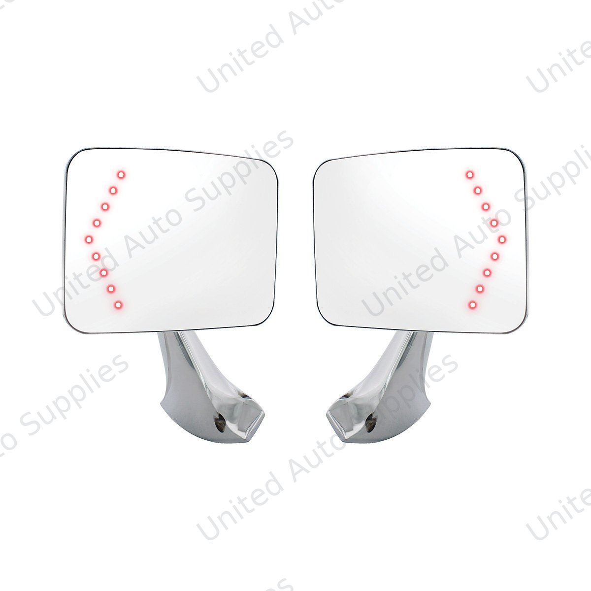 Exterior Mirror Bundle With LED Turn Signal for 1970-1972 Chevy & GMC Truck (Pair)