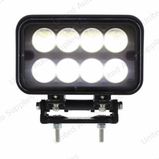 8 High Power Rectangular 6-Watt LED Work Light (Bulk)