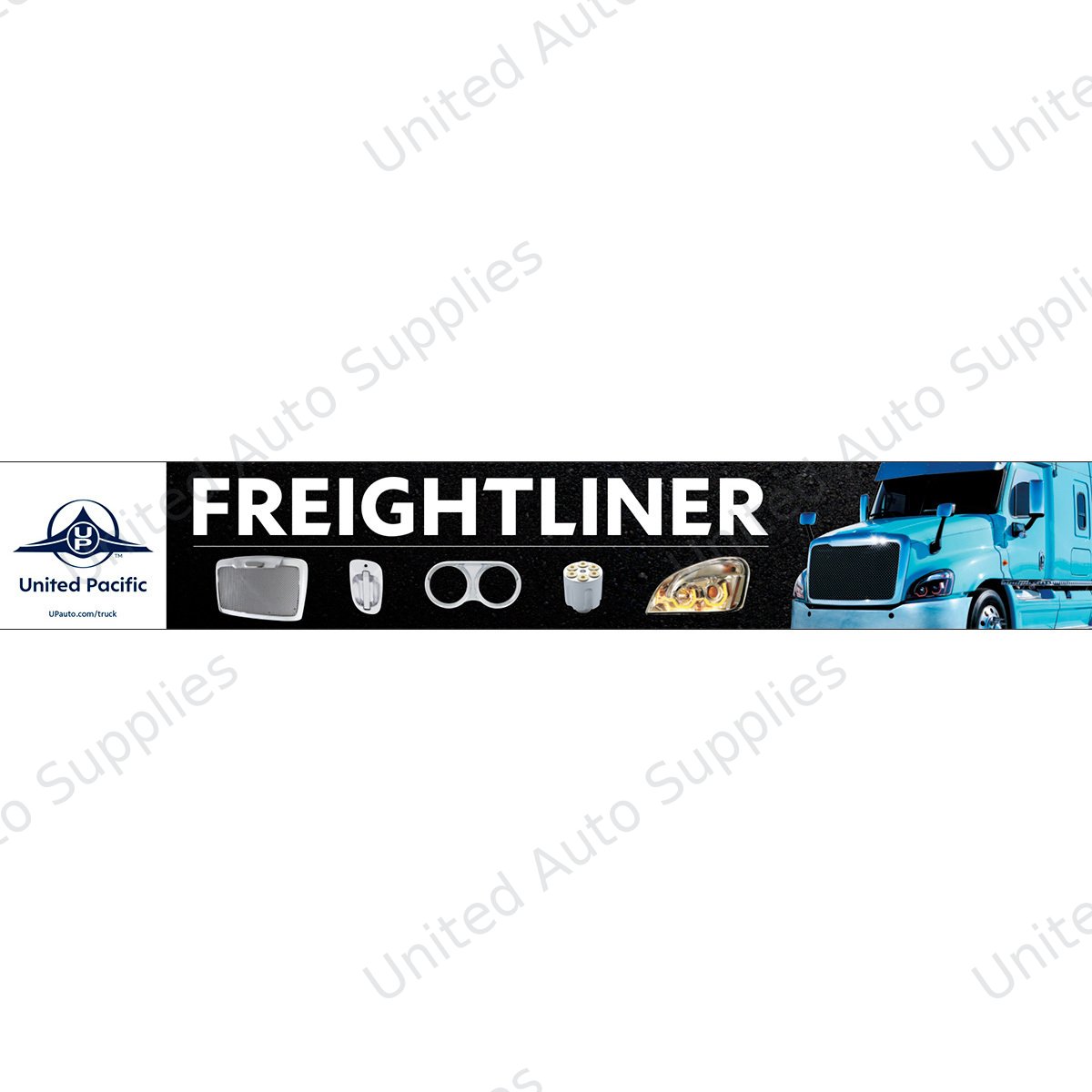 46" X 7" Freightliner Header Sign