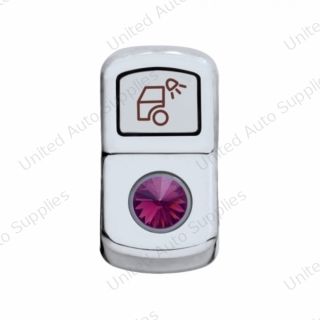 "Load Light" Rocker Switch Cover With Purple Crystal