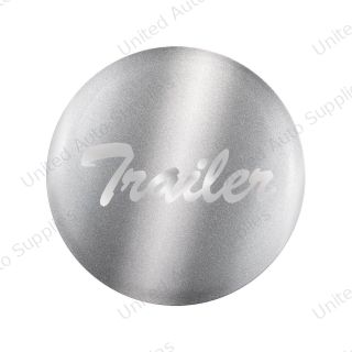 "Trailer" Glossy Air Valve Knob Candy Color Sticker - Liquid Silver