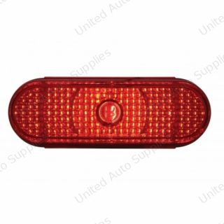 Oval Crystal Light (Stop, Turn & Tail) - Red Lens (Bulk)