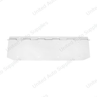 Chrome 2 License Plate Angled Holder With Hinge