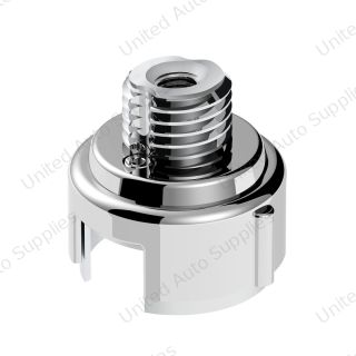 M30X3.5 Thread-On Gearshift Adapter W/LED Mount For Eaton-Fuller 13/15/18 Speed-Liquid Silver