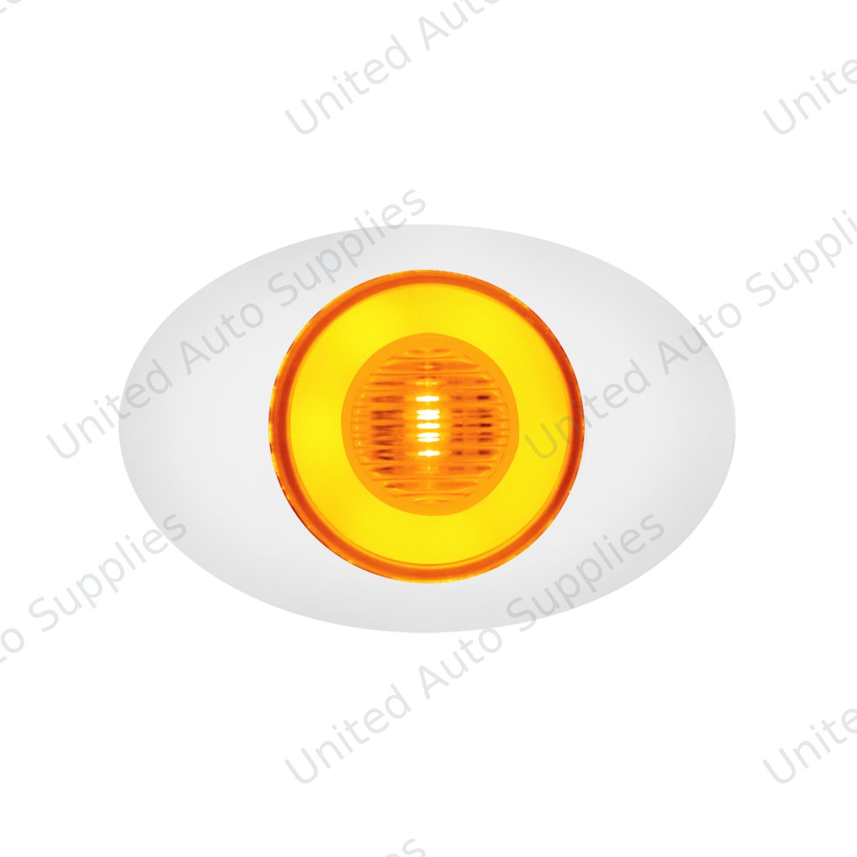 M3 Millennium GloLight 5 LED Clearance/Marker Light - Amber LED/Amber Lens