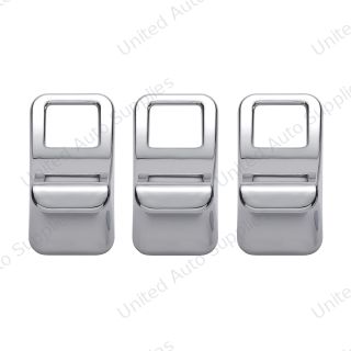 Chrome Switch Cover For Kenworth T680/T880/W990 (3-Pack)