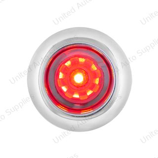 ArcBlast LED Single Function 3/4" Mini Clearance/Marker Light - Red LED/Clear Lens