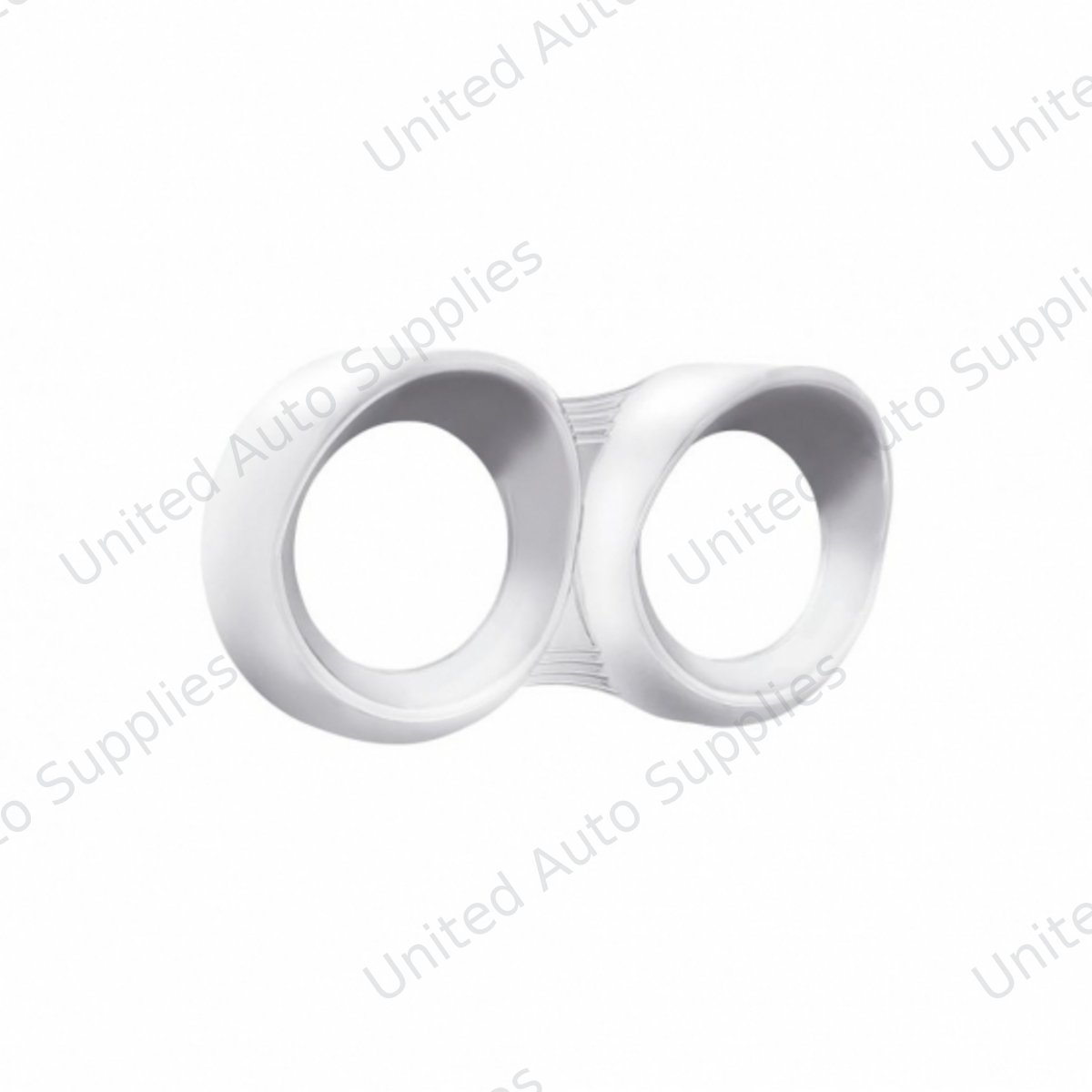 2 Gauge Cluster Cover With Visor For Peterbilt (2005 & Older)- Horizontal