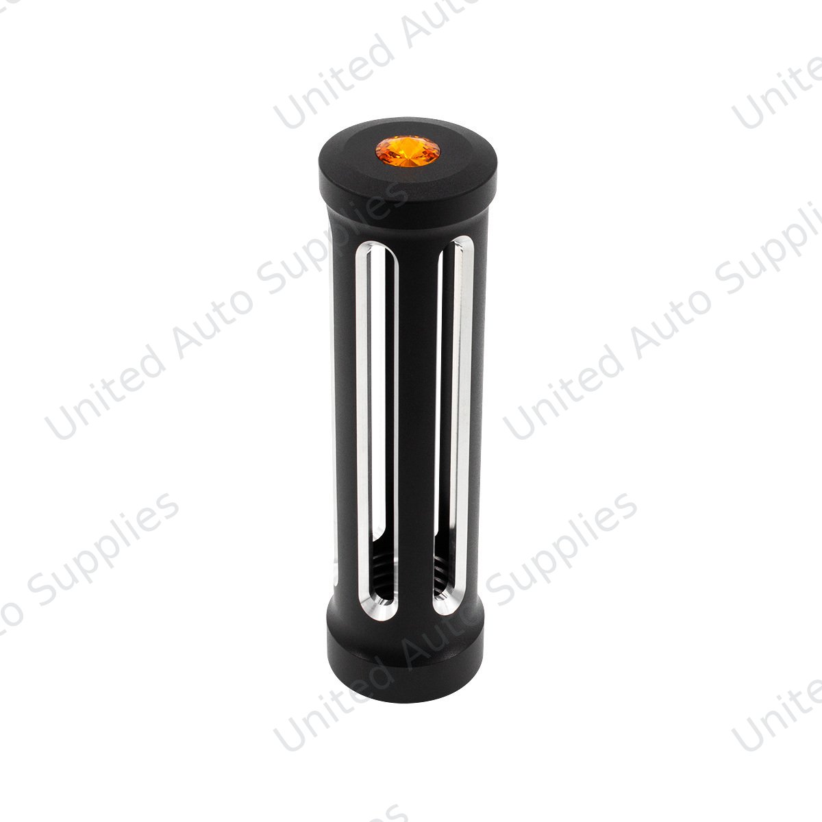 M30X3.5 Thread-On Sonoma Gearshift Knob-Amber Crystal/Matte Black