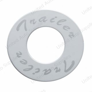 "Trailer" Stainless Deluxe Air Valve Knob Plaque Only