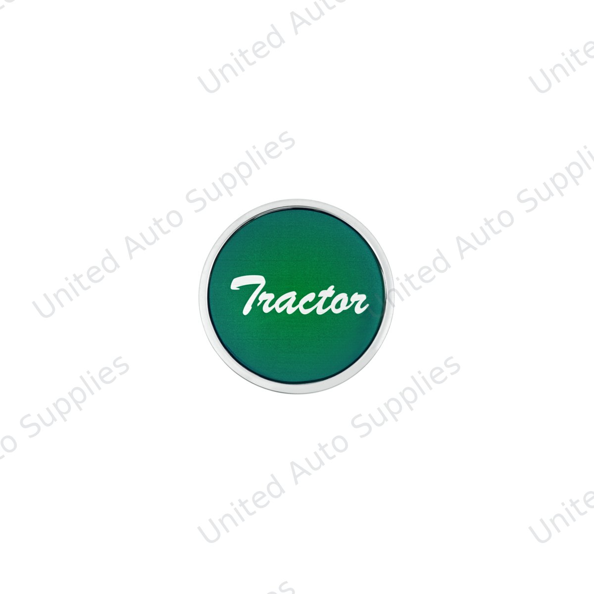 "Tractor" Long Air Valve Knob - Green Glossy Sticker