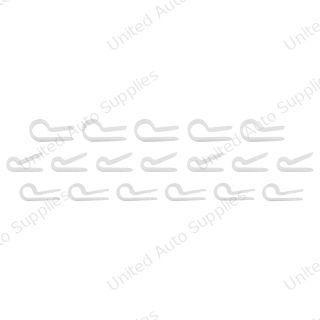 1/8",3/16",1/4" I.D. Assorted Natural Nylon Cable Clamps (18-Pack)