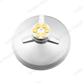 Chrome Cover With Gun Cylinder Spinner For UP Rear Axle Cover