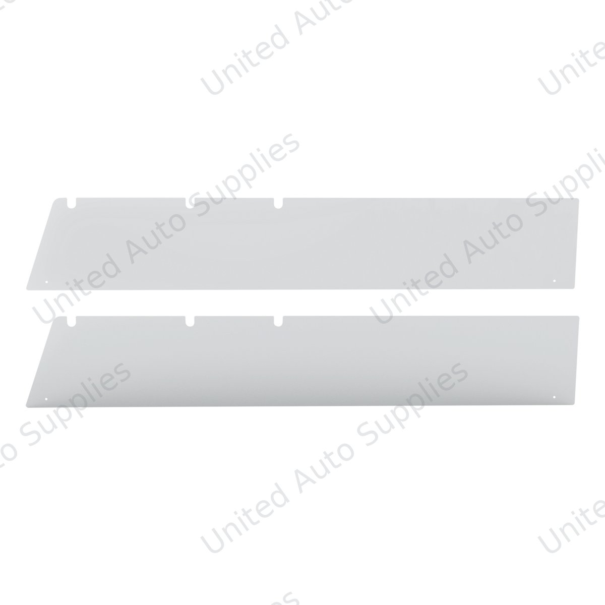 430 Stainless Steel 5" Chop Top Window Trim For 1998-2001 International 4700 (Pair)