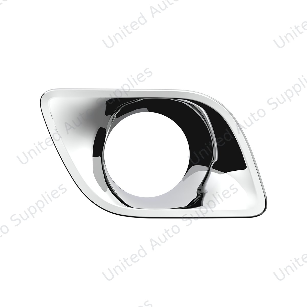 Chrome Plastic Fog Light Bezel For 2013-2021 Kenworth T680-Passenger