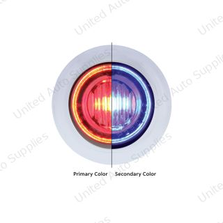 3 LED 3/4" Mini Double Fury Light (Clearance/Marker) - Red LED/Blue LED