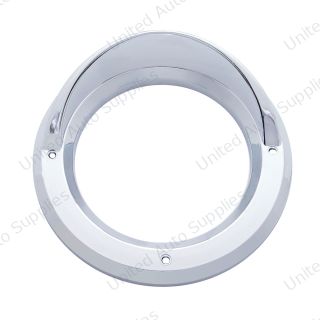4" Light Bezel With Visor (Bulk)