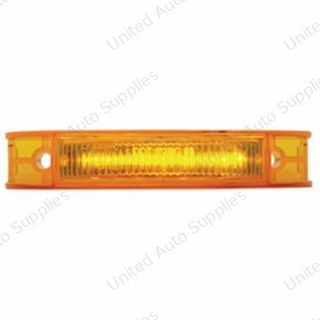 7 LED Rectangular Light (Clearance/Marker) - Amber LED/Amber Lens