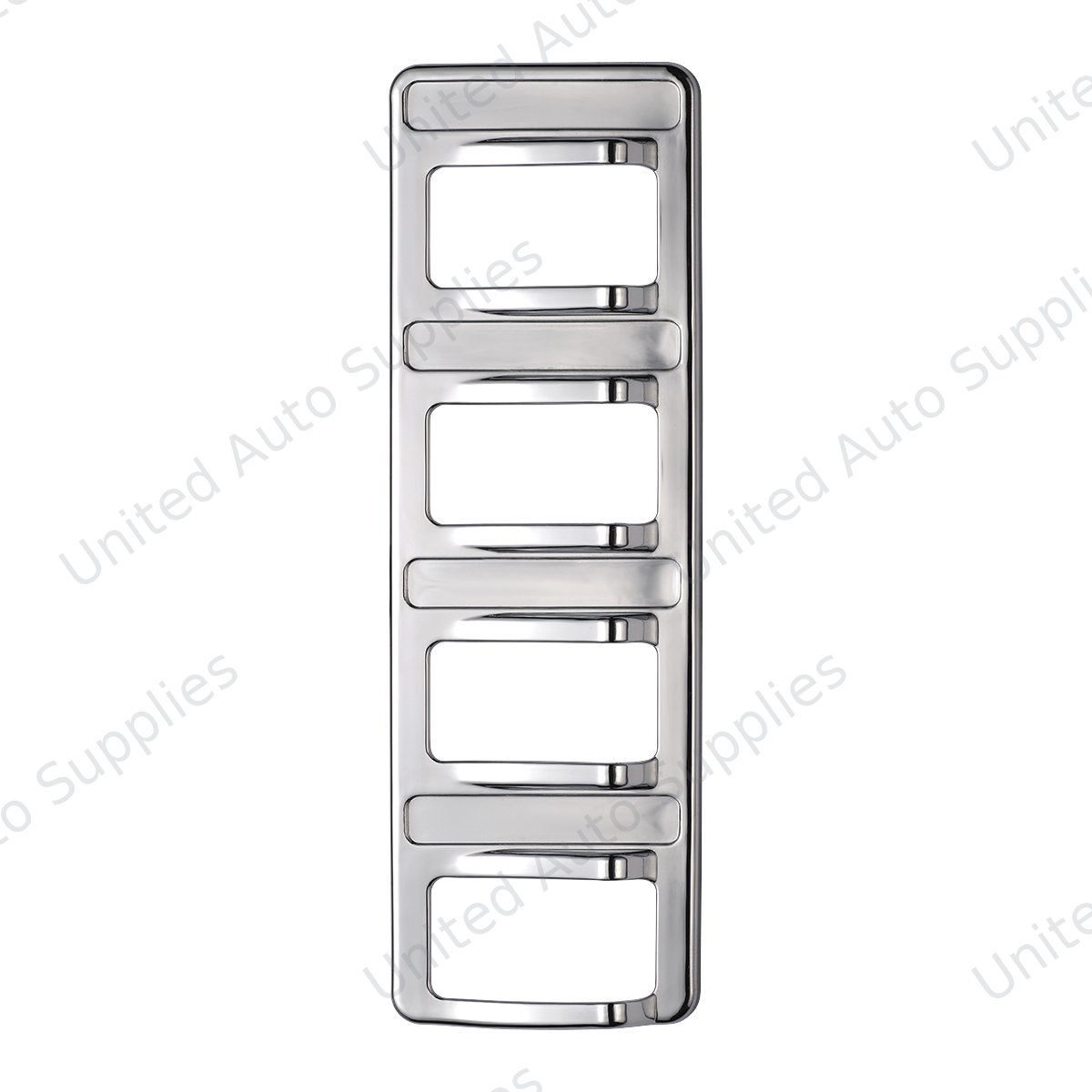 Chrome 4-Rocker Switch Cover For Peterbilt 579 (2012-2019) & 567 (2014-2019)- 4 Switches