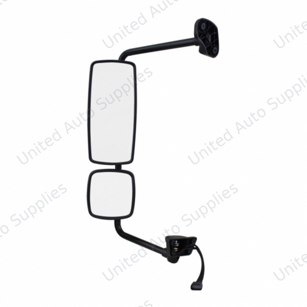 Chrome Mirror Assembly With Power Adjust & Heated For Freightliner M2 - Driver