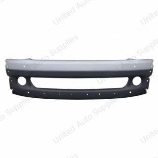 Freightliner Columbia Center Bumper - Silver Without Tow Hole
