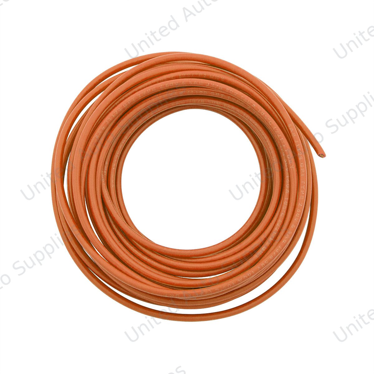 Primary Wire - Rated 80°C 16 AWG, Orange 20 Ft.
