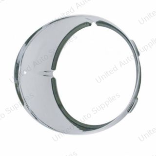 Chrome Inner Headlight Bezel For 1996-2010 Freightliner Century - Driver