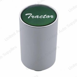 "Tractor" 3" Air Valve Knob - Green Glossy Sticker