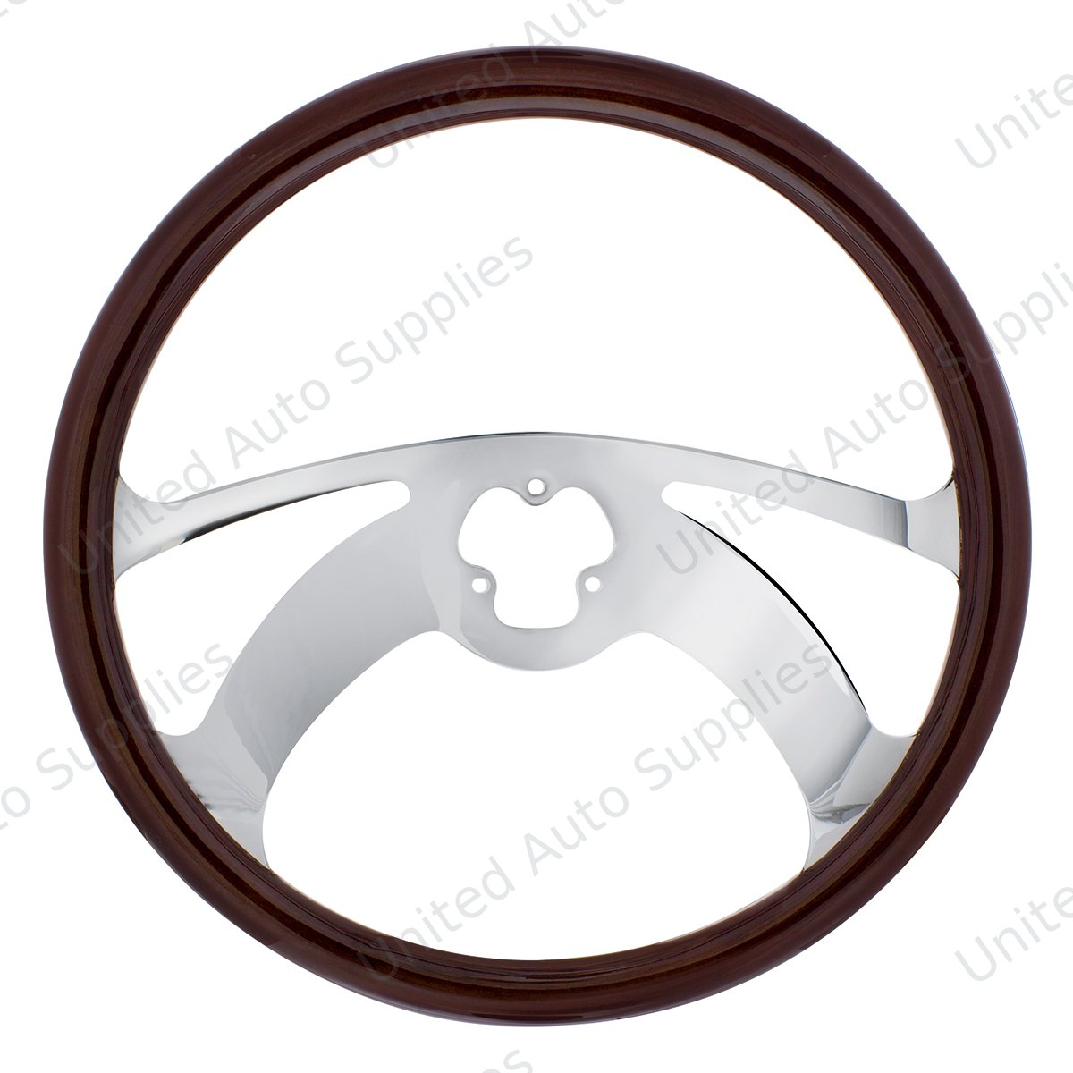 18" Wood Steering Wheel - Scorpion