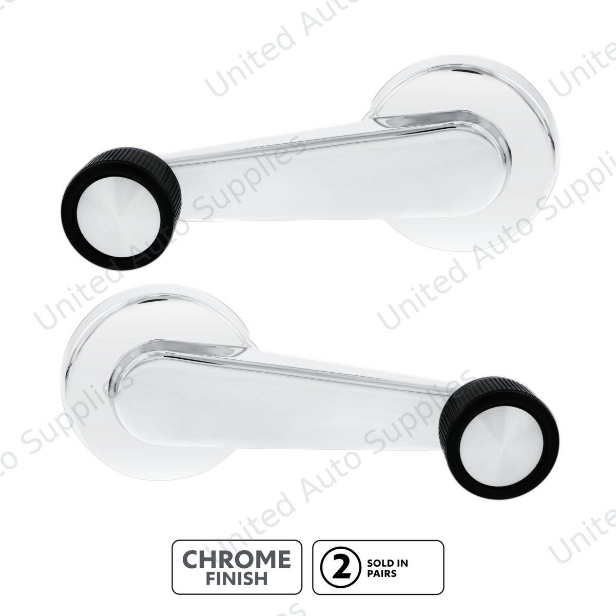 Chrome Window Crank Handle For 1981-1986 Chevrolet & GMC Truck(Pair )