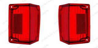 Tail Light Lens For 1970-1972 Chevy El Camino/Station Wagon - L/H and R/H (2pcs)