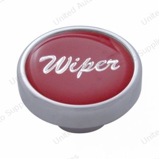 "Wiper" Dash Knob - Red Glossy Sticker