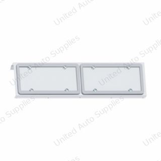 Stainless 2 License Plate Holder For 2003+ Volvo VN