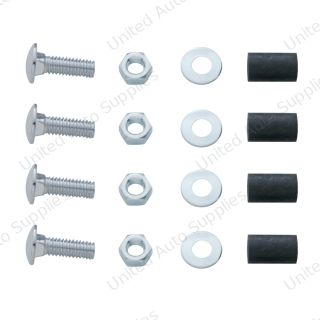 Top Mud Flap Plate Hardware - Bolt Thru