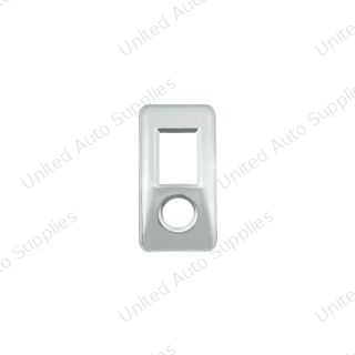 Chrome Plastic Dash Dimmer Switch Trim For 2006+ Kenworth W900/T800/T660/C500