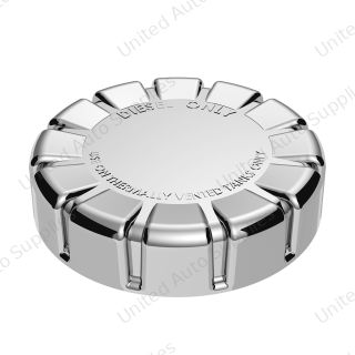 Chrome Plastic Fuel Cap Cover For Kenworth - Non-Locking