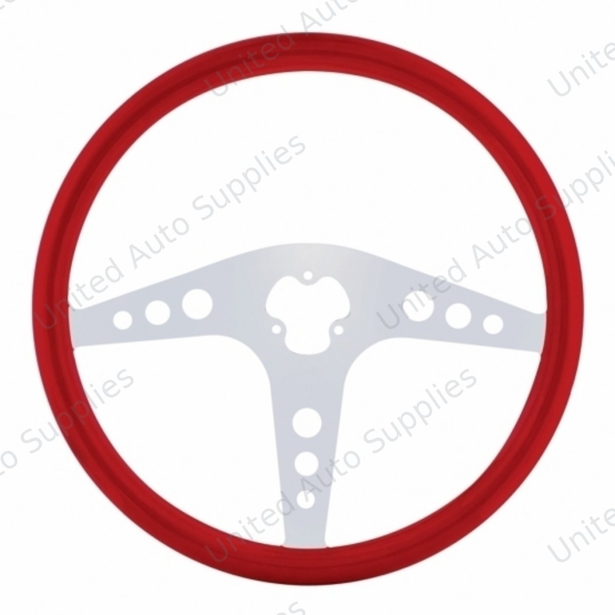 18" Color GT Steering Wheel - Indigo Red