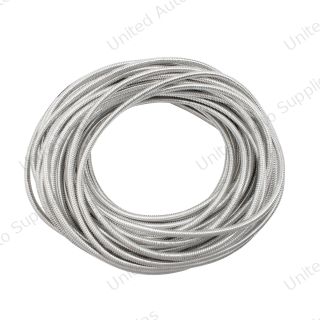 100' Chrome Wire Loom Roll - 1/4" Diameter