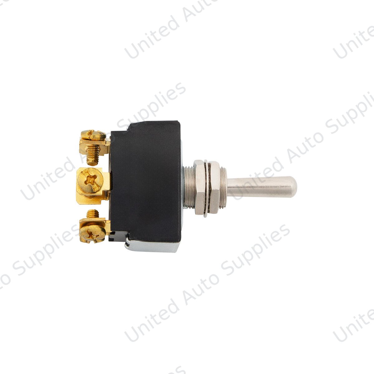 Heavy Duty Toggle w/ 6 Screw Terminals 30 Amp 12V D.P.S.T Mom.On/Off/Mom.On 1 Pc.