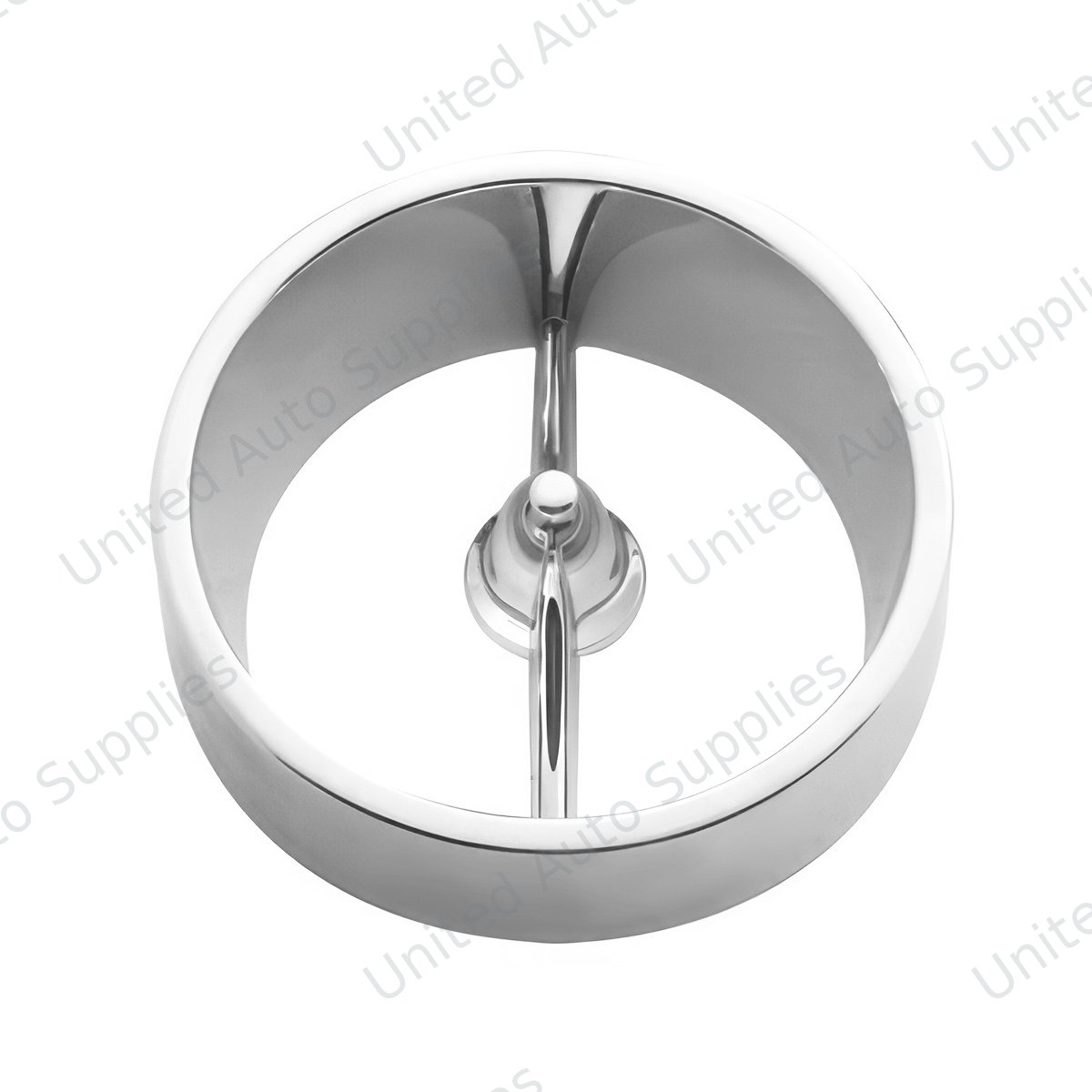 Chrome Plastic LED Tail Light & Backup Light Ring For 1963 Chevy Impala