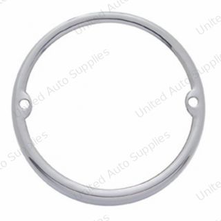 Stainless Round Cab Light Bezel