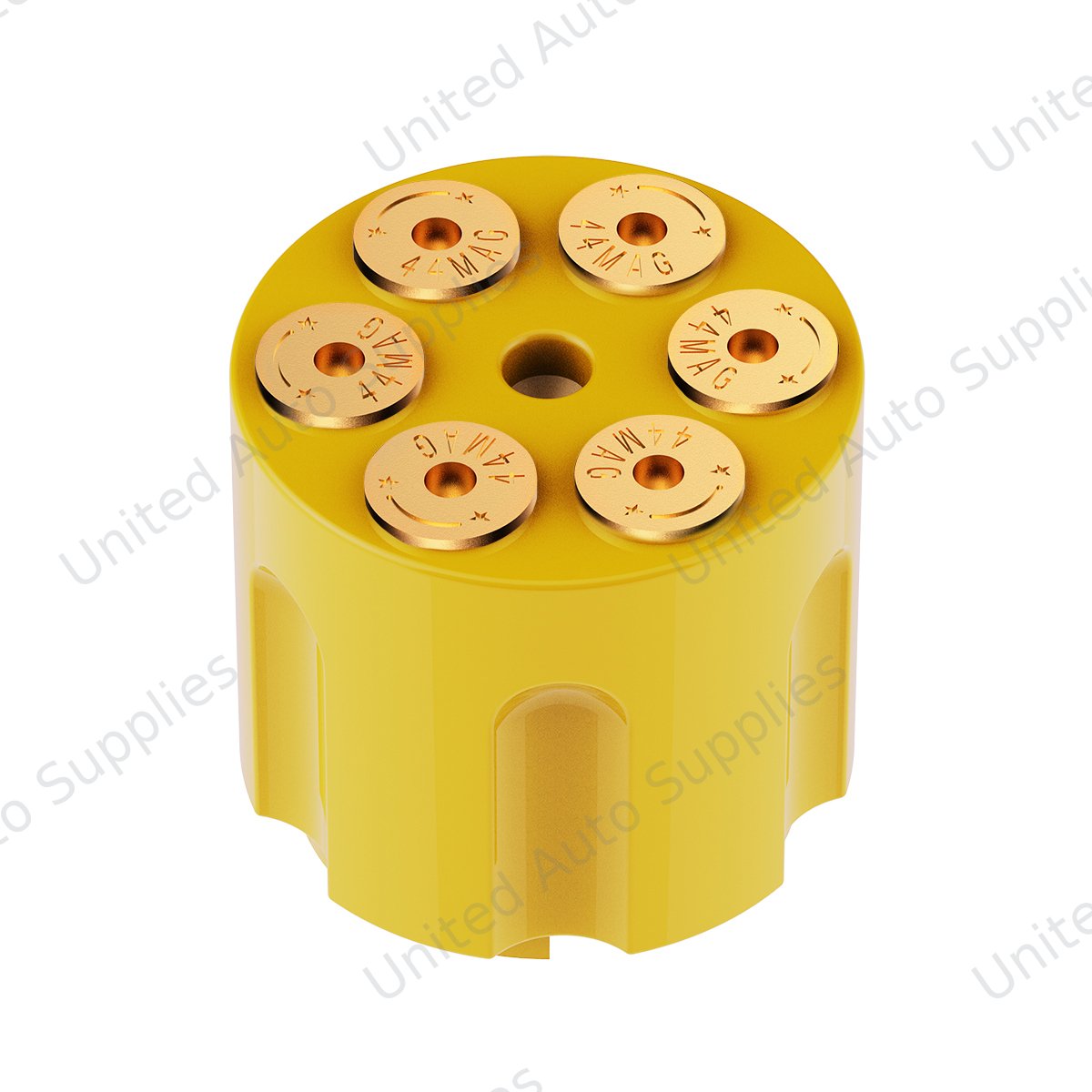 Gun Cylinder 9/10 Speed Gearshift Knob - Electric Yellow