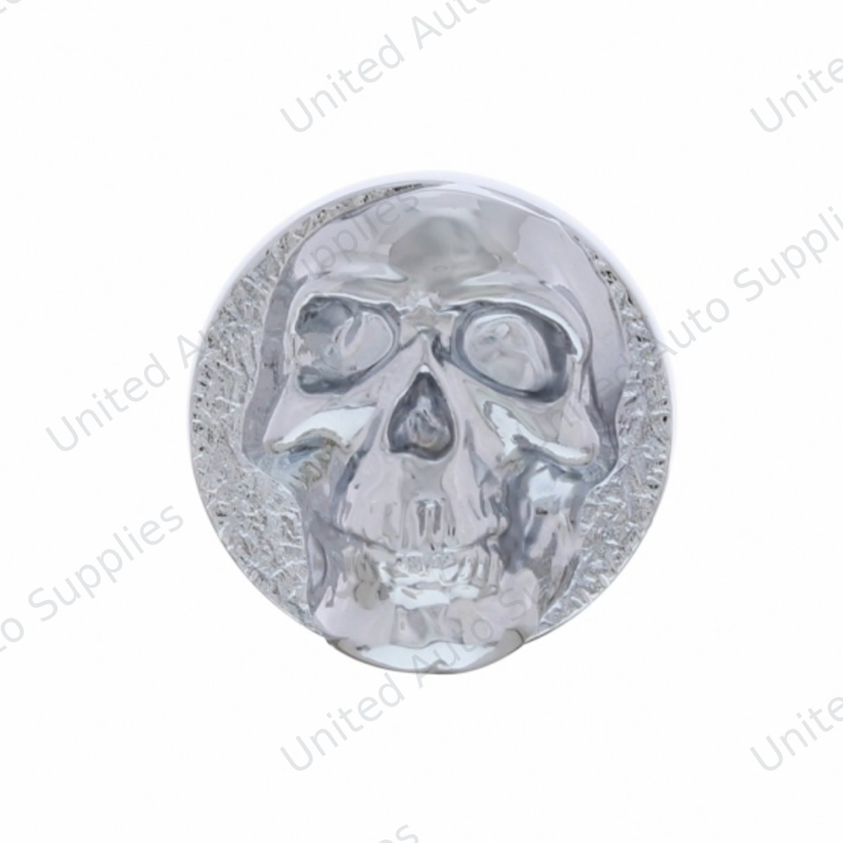 Chrome Skull Dash Knob