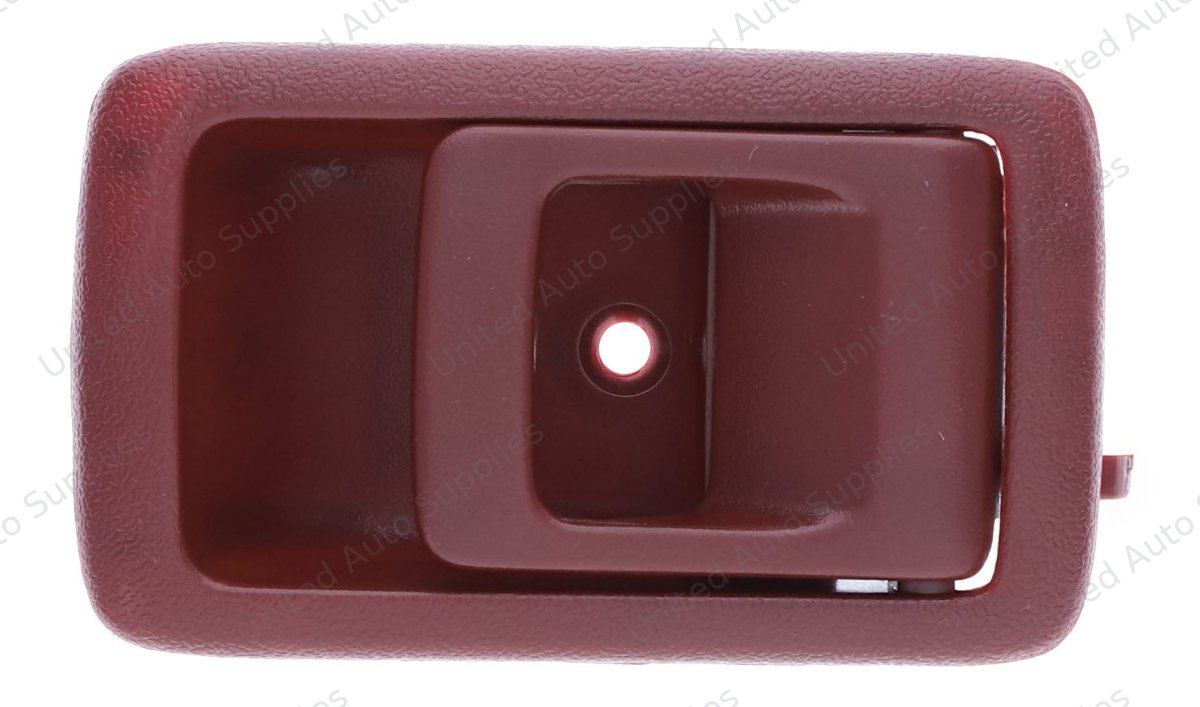 Interior Door Handle LH (Front = Rear) Plastic Red for 1996-2002 Toyota 4Runner; 1987-1991 Toyota Camry