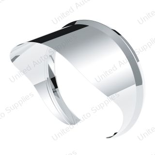 Stainless Steel 4" Round Peep Mirror Visor