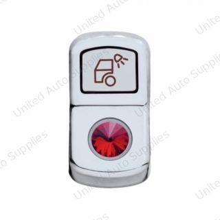 "Load Light" Rocker Switch Cover With Red Crystal