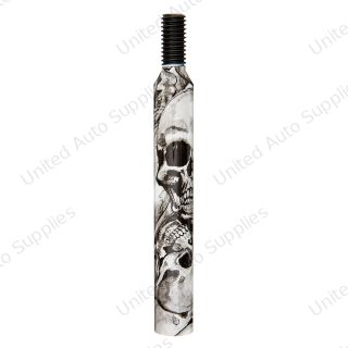 6" Skull Pattern Shifter Shaft Extension